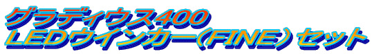 グラディウス400  LEDウインカー(FINE)セット